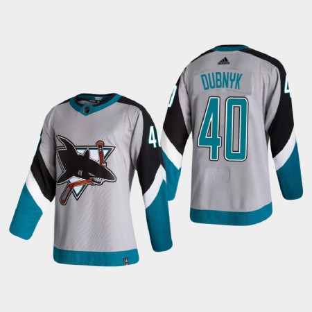 Herren Eishockey San Jose Sharks Trikot Devan Dubnyk 40 2020-21 Reverse Retro Authentic